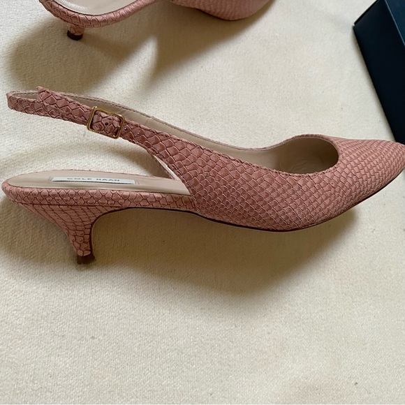 Cole Haan Bradshaw Sling Size 9.5 - Peony Snake Print - Picture 5 of 8